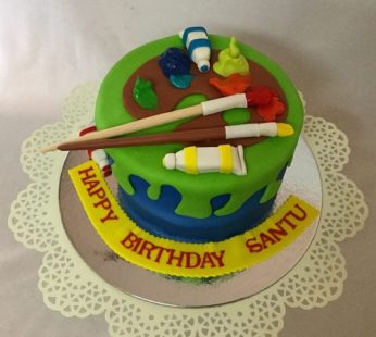Birthday Cake Painting Artist
