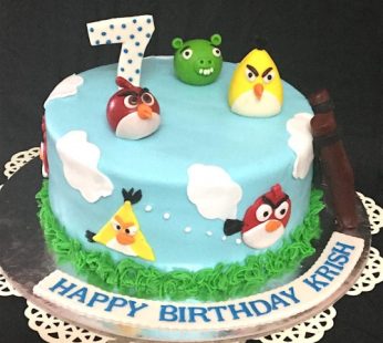 Angry Birds for Birthday Cake
