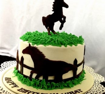 Birthday Cake Horse Theme