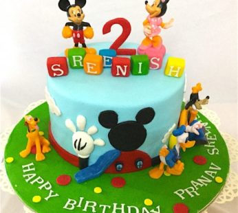 2nd Birthday Mickey Cake