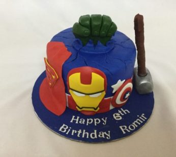 Avengers Theme Birthday cake