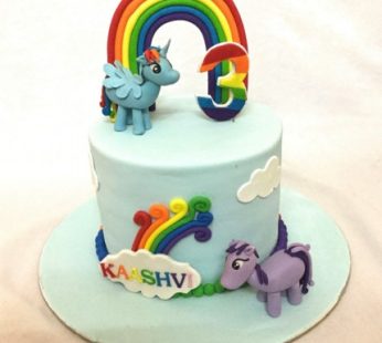Ponies Birthday Cake