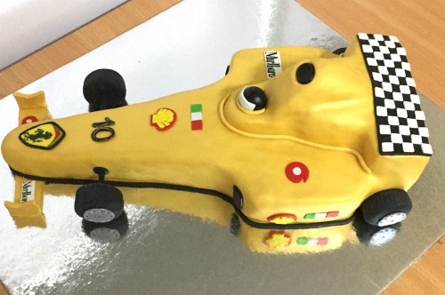Sculpted Racing Car Birthday Cake Order Online
