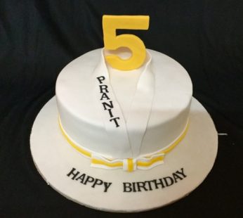 5th birthday Karate cake