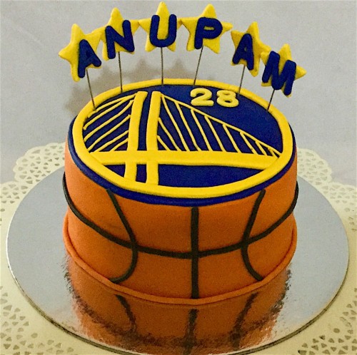 Basketball theme Birthday Cake