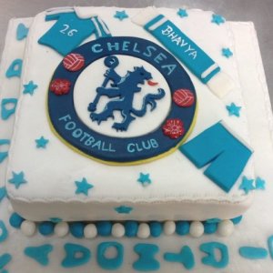 Chelsea Football Club Birthday Cake
