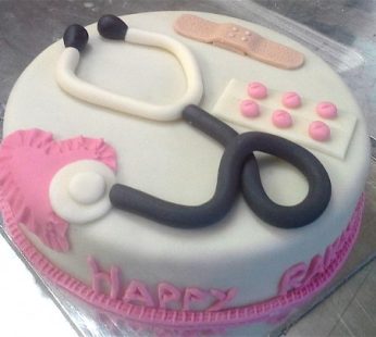 Doctor Theme Congratulations Cake - Cake O Clock - Best Customize Designer  Cakes Lahore