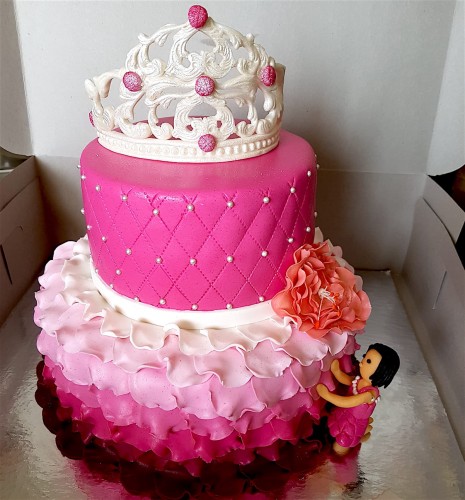 1st Birthday Tiara Designer Cake
