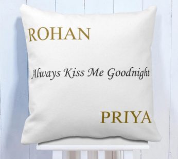 Personalised Cushion with a Sweet Message