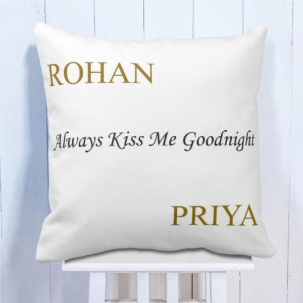 Personalised Cushion with a Sweet Message