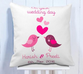 Personalised Cushion For Wedding