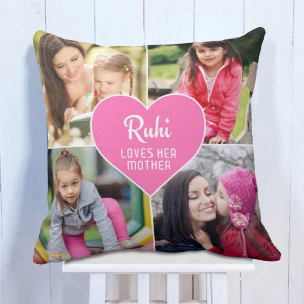 Personalised Cushion Daughter Loves Mother