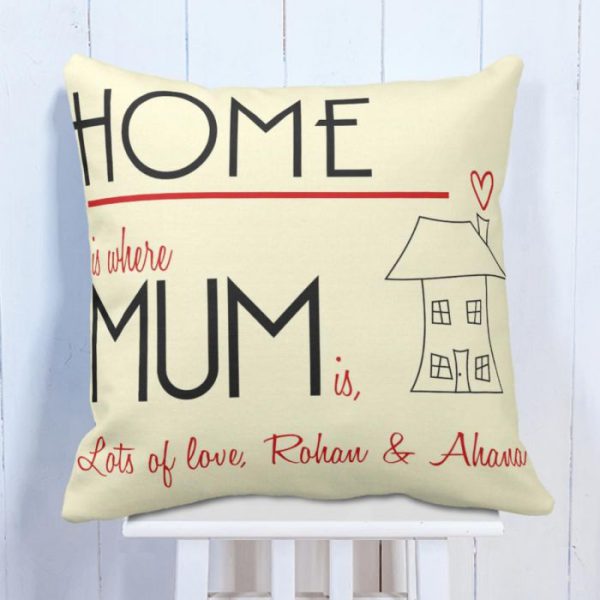 Personalised Cushion For Mom Love