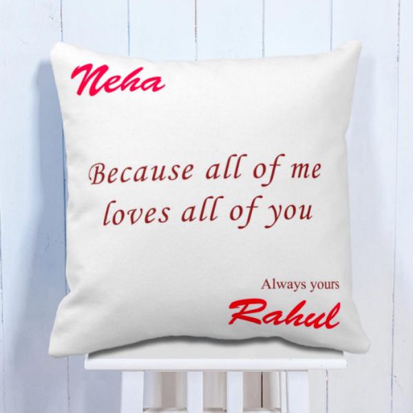Personalised Cushion For Love