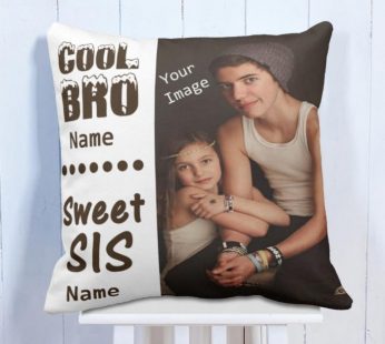 Personalised Cushion For Brother