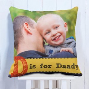 Personalised Cushion Dad & Son