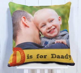 Personalised Cushion Dad & Son
