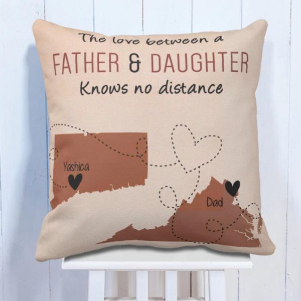 Personalised Cushion Father Love Daughter