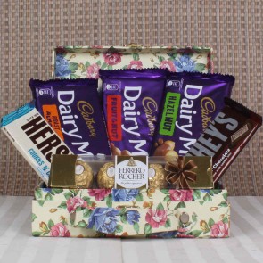 Dairy Milk Chocolate And Hershey'S With Rocher In Box