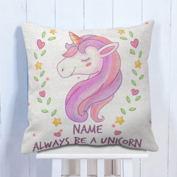 Personalised Cushion Be a Unicorn