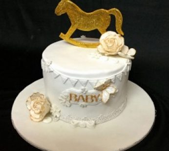 Golden Horse Ride Cake
