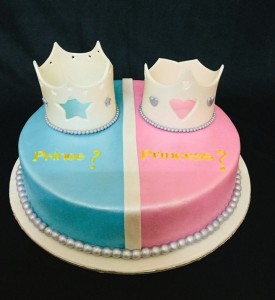 Prince or Princess Baby shower Cake
