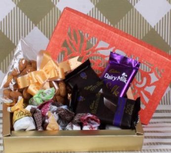Box Of Chocolate And Dry Fruit Hamper