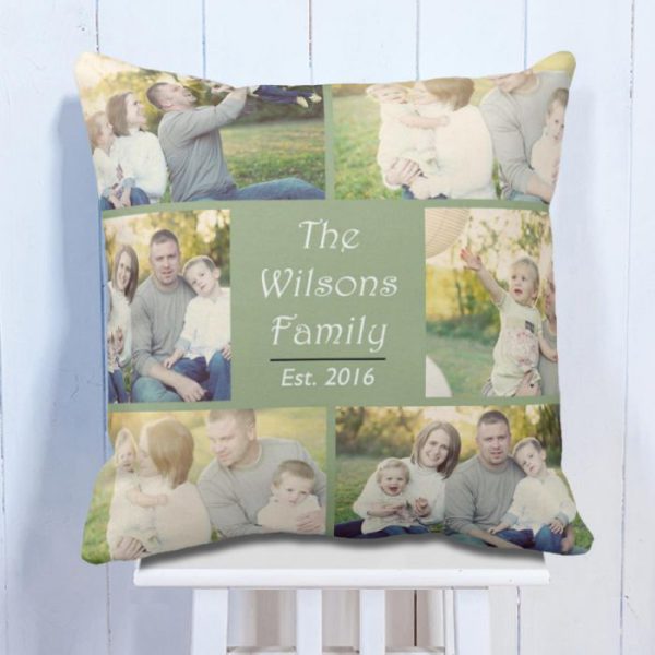 Personalised Cushion With Family