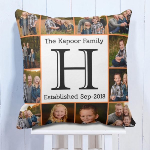 Personalised Cushion For 12 Photo