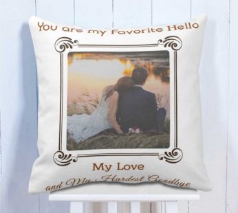 Personalised My Favourite Cushion