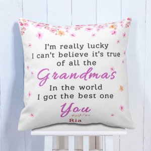 Personalised Cushion Love You GrandMothe