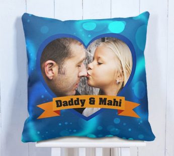 Personalised Cushion Daddy & Daughter