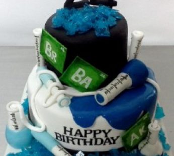 Breaking Bad Customized Birthday Cake
