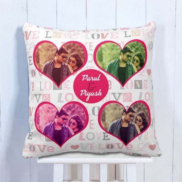 Personalised Cushion My Love In My Heart