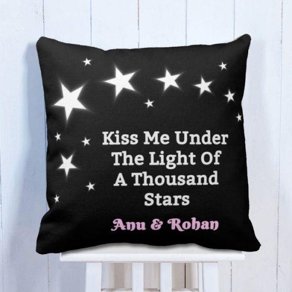 Personalised Cushion Kiss Me