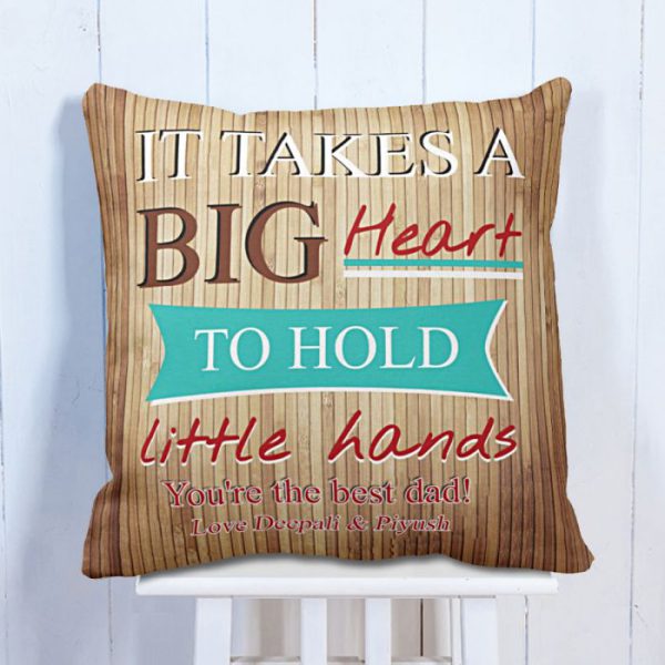 Personalised Cushion Little Hands