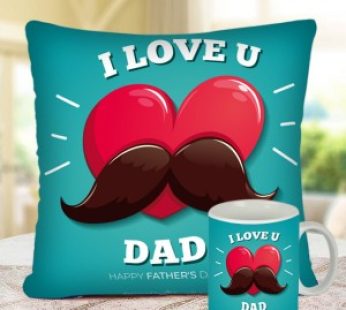 Love you Dad Cushion and Mug