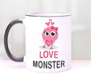 Love Monster Valentine Mug
