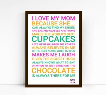 Personalised For Mother Love Poster