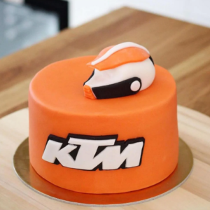 KTM bike cake