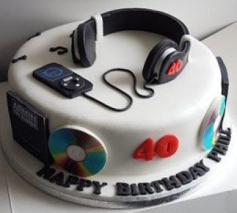 Dj Birthday Cake