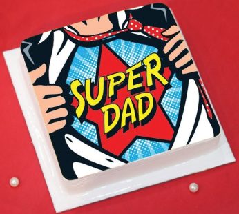 Super Hero Daddy Cake