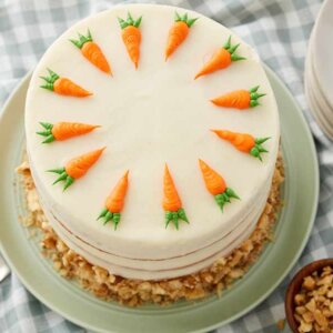 birthday carrot cake