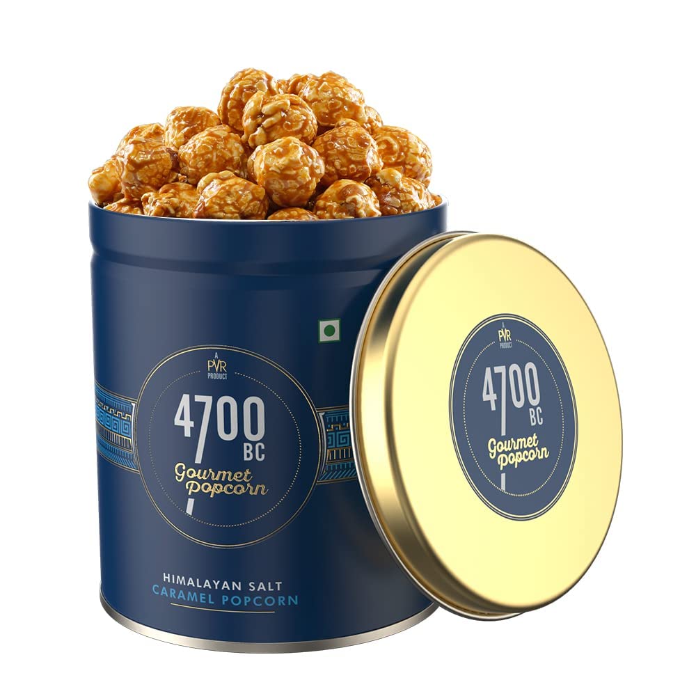 Himalayan Salt Caramel Popcorn Tin 125g 